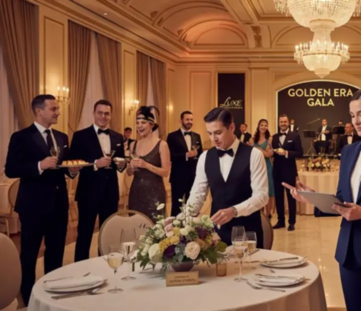 Manager produkcji Velora Dinex nadzorujący realizację wydarzenia na żywo